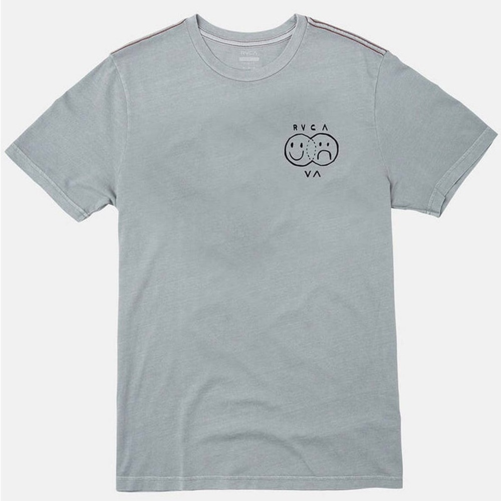 men rcva blue grey venn diagram graphic short sleeve t shirt top